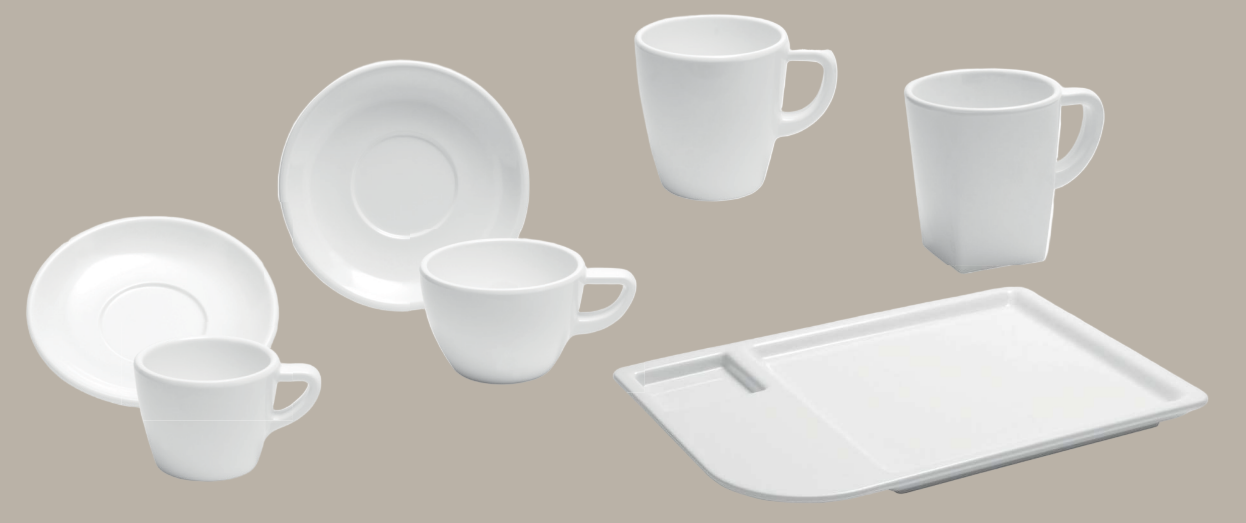 Taza Cuadrada - 0,26 l / 6 uds