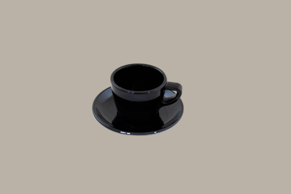 Platillo para Taza de Espresso / Blanco o Negro / 12 uds.