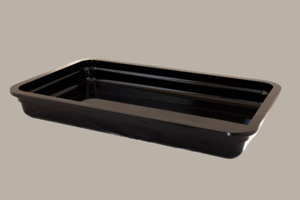 Bandeja 65mm - 1/1 GN (530x325mm) / Blanca o Negra / 1 uds