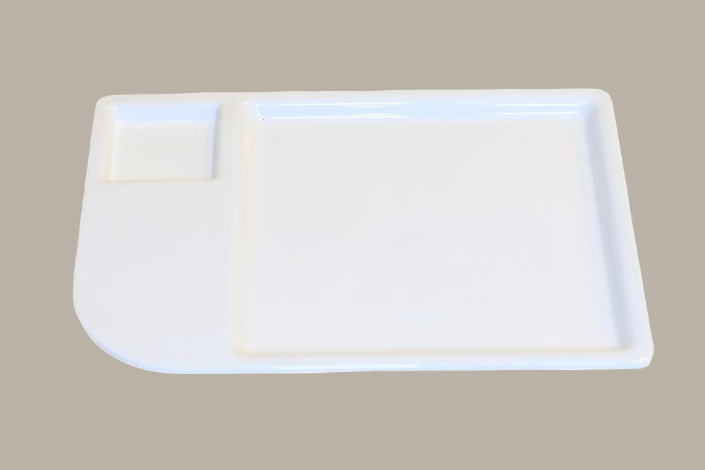 Plato de Desayuno para Taza Cuadrada / 5 pzas.