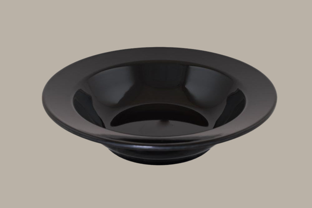 Plato Hondo - Ø 25.5cm / Profundidad 6cm / Blanco o Negro / 6 uds