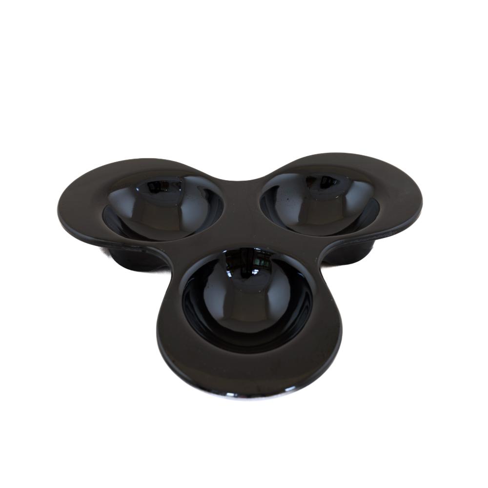 Boles Redondos Trébol Ø 2,8cm / Blanco o Negro / 12 uds