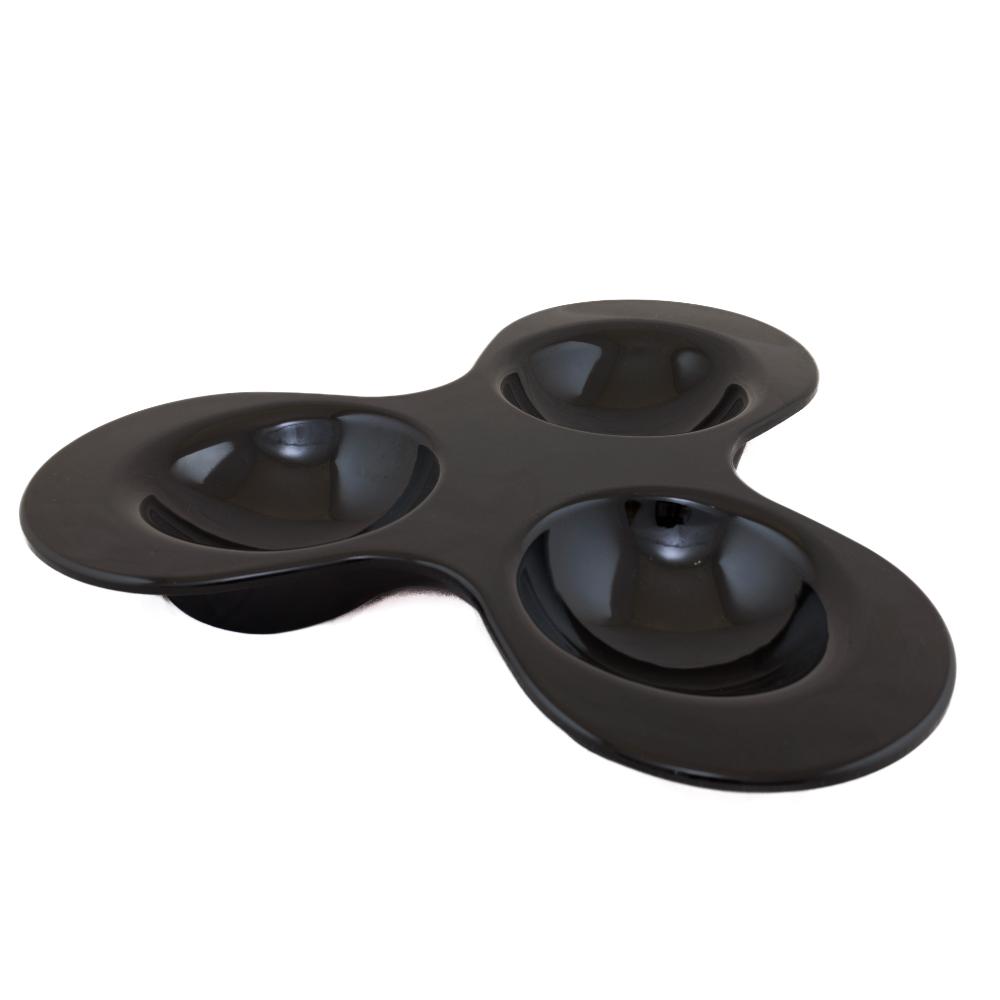 Boles Redondos Trébol Ø 2,8cm / Blanco o Negro / 12 uds