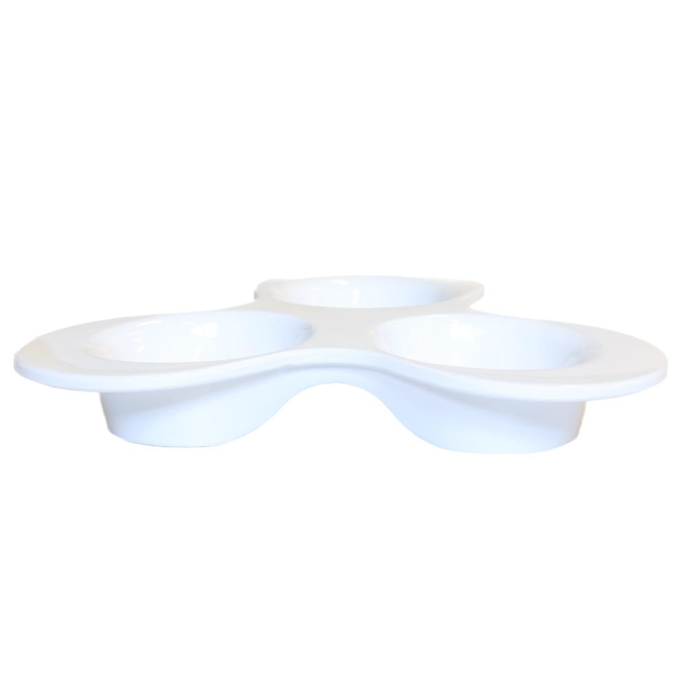 Boles Redondos Trébol Ø 2,8cm / Blanco o Negro / 12 uds