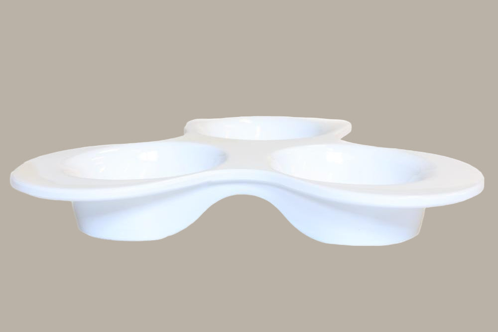 Bol Trébol Ø 2,8cm / Blanco o Negro / 12 uds