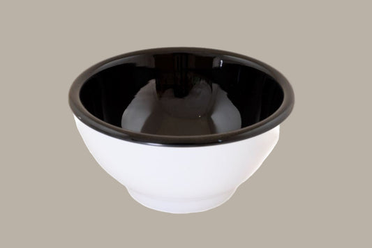 Cuenco Redondo Bicolor - Ø 15,2cm / Blanco o Negro / 6 pzas.