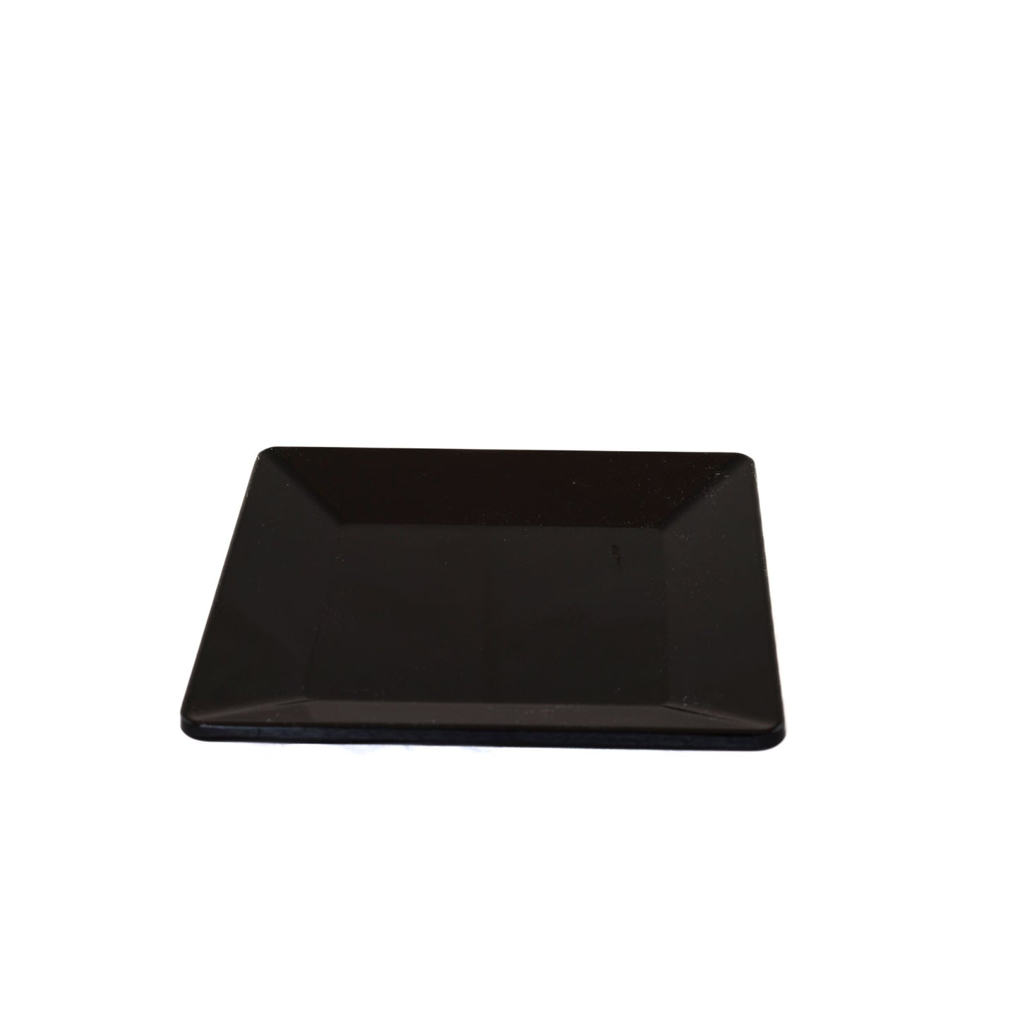 Plato Cuadrado - 15.2x15.2x2cm / Blanco o Negro / 6 uds