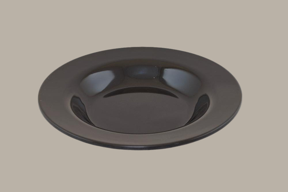 Plato Hondo - Ø 25.5cm  / Profundidad 4,5 cm / Blanco o Negro / 6 pzas.