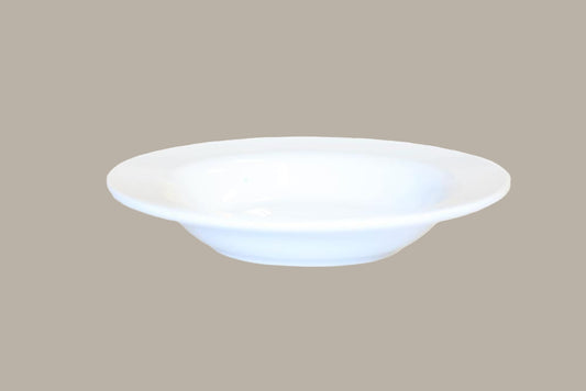 Plato Hondo - Ø 25.5cm  / Profundidad 4,5 cm / Blanco o Negro / 6 pzas.