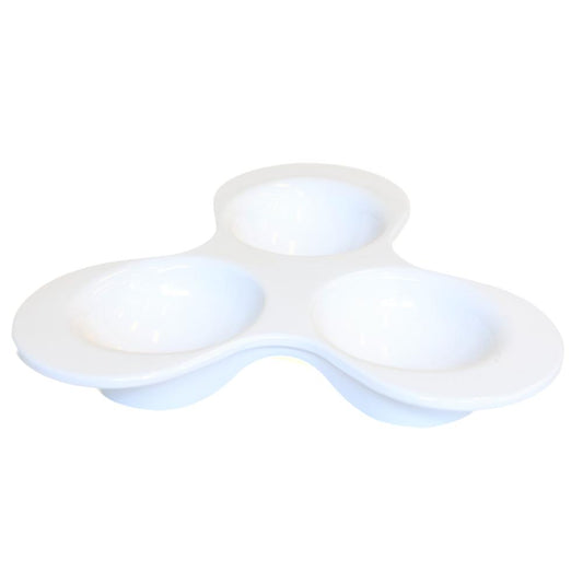 Boles Redondos Trébol Ø 3,6 cm / Blanco o Negro / 6 uds