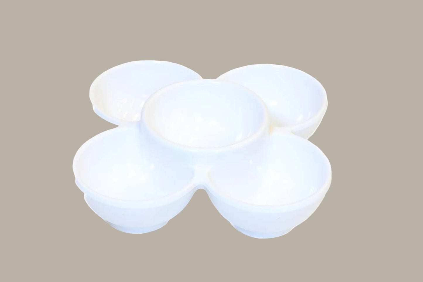 Flowerbowl 5 x Ø 6,8cm/ Blanco o Negro / 6 uds.